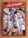 1990 Donruss #170A Kirk McCaskill ERR/Born 4/19