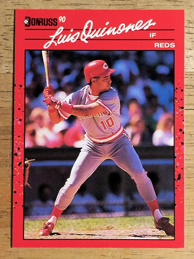 1990 Donruss #595 Luis Quinones DP