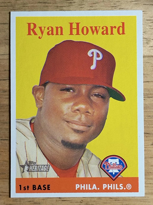 2007 Topps Heritage #310 Ryan Howard