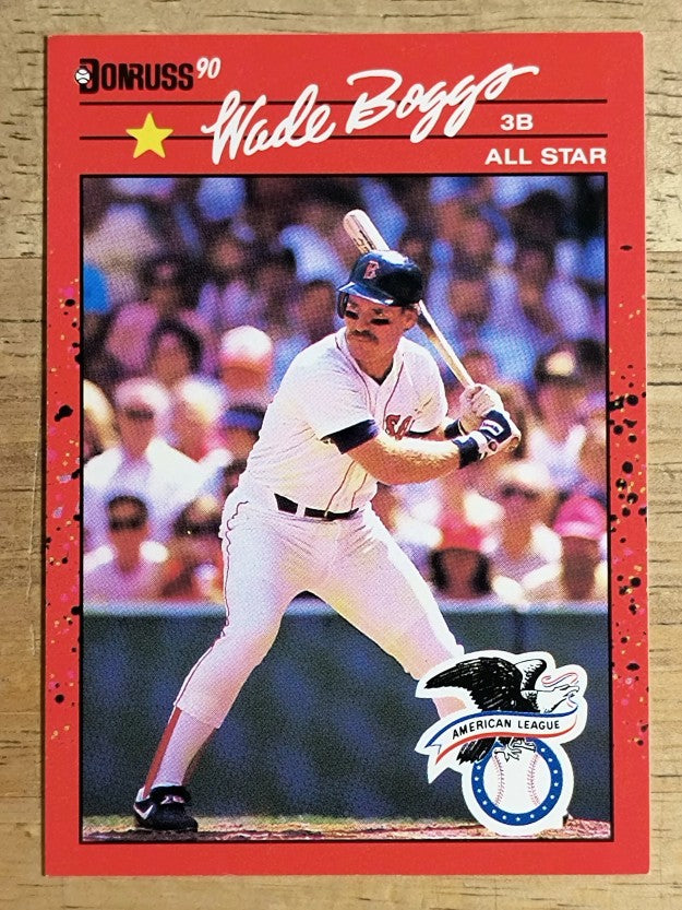 1990 Donruss #712B Wade Boggs AS/All-Star Game Performance