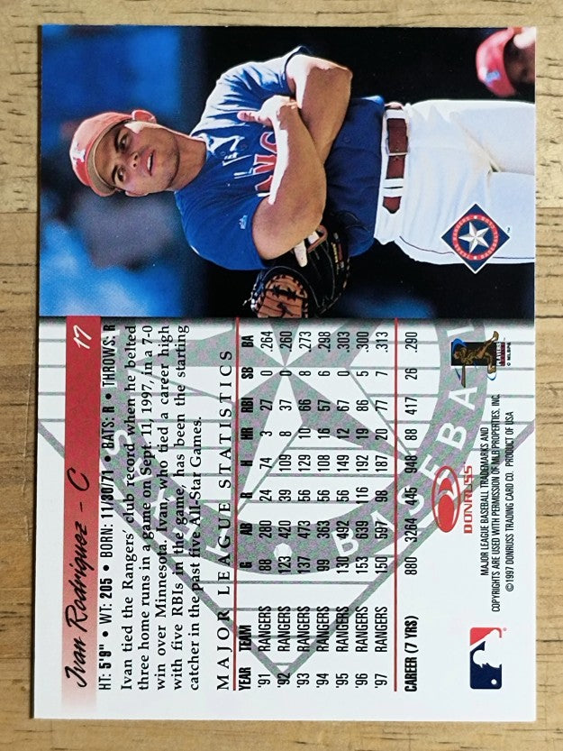 1998 Donruss #17 Ivan Rodriguez