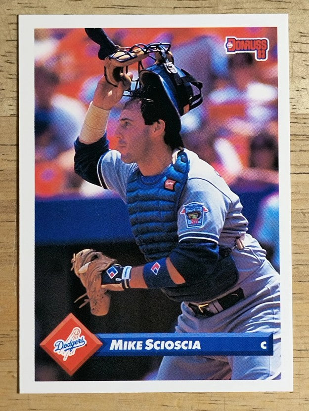 1993 Donruss #508 Mike Scioscia