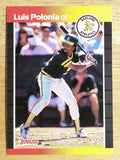 1989 Donruss #386 Luis Polonia