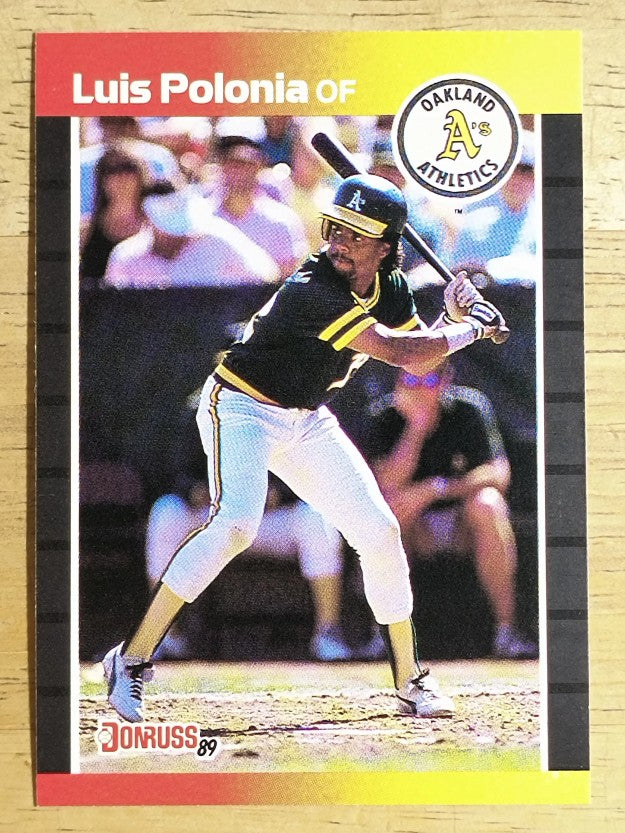 1989 Donruss #386 Luis Polonia