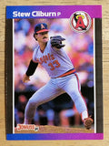 1989 Donruss #462 Stu Cliburn