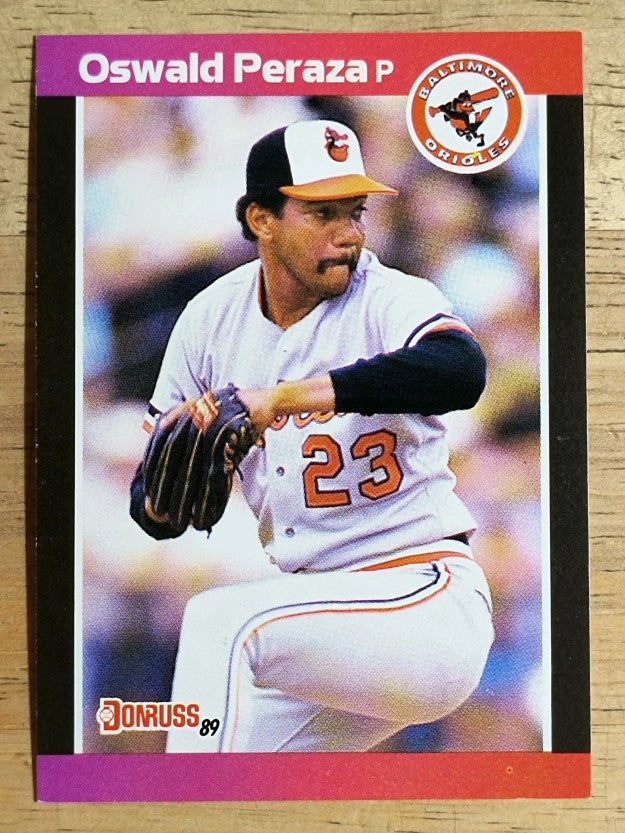 1989 Donruss #524 Oswald Peraza DP RC