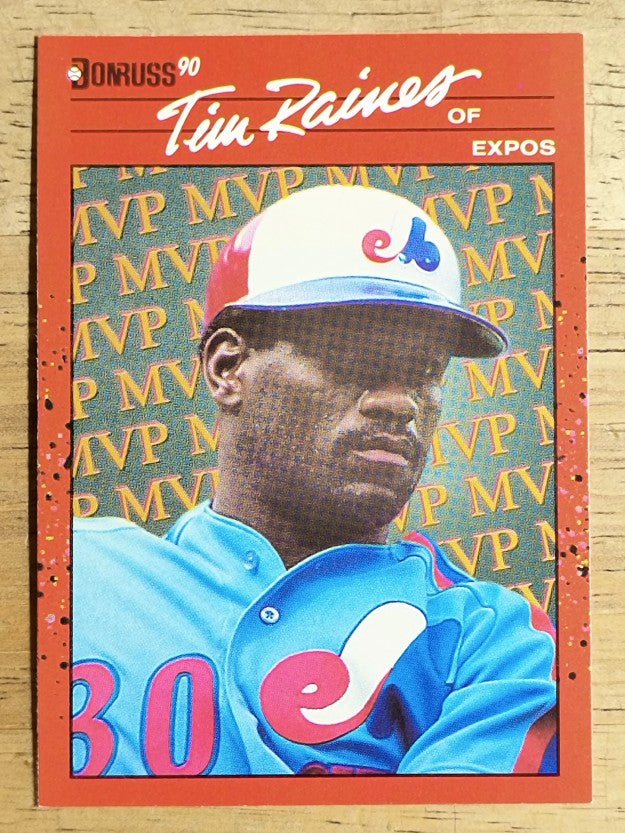 1990 Donruss Bonus MVP's #BC7 Tim Raines