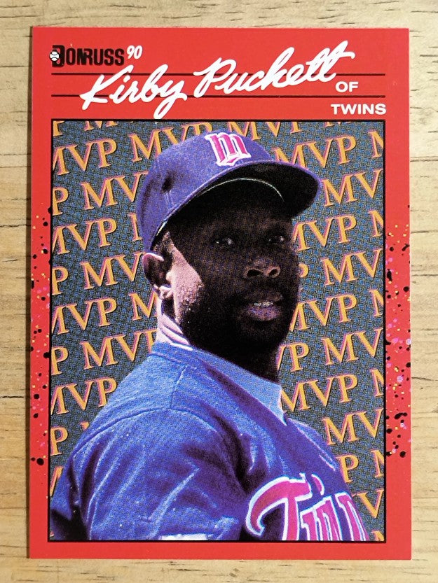 1990 Donruss Bonus MVP's #BC8 Kirby Puckett