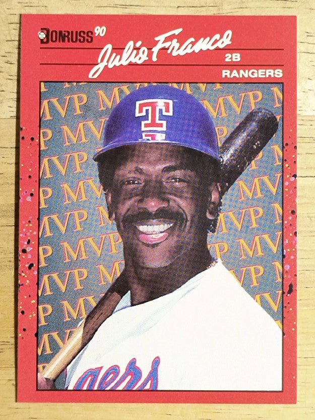 1990 Donruss Bonus MVP's #BC14 Julio Franco