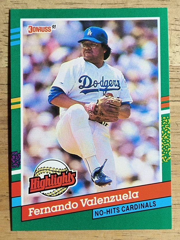 1991 Donruss Bonus Cards #BC11 Fernando Valenzuela