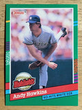 1991 Donruss Bonus Cards #BC12B Andy Hawkins COR/No Hits White Sox