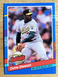 1991 Donruss Bonus Cards #BC4 Dave Stewart