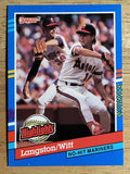 1991 Donruss Bonus Cards #BC1 Mark Langston/Mike Witt