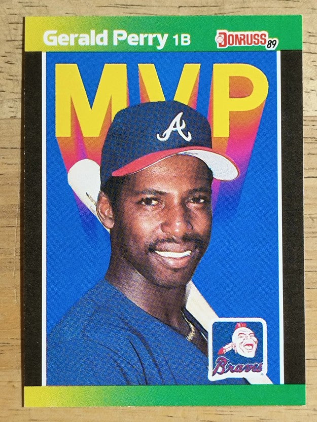 1989 Donruss Bonus MVP's #BC24 Gerald Perry DP