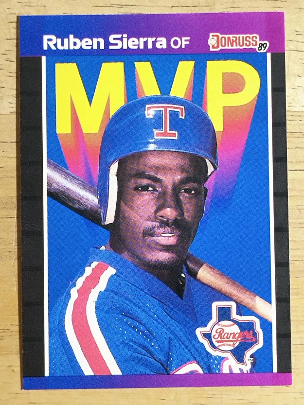 1989 Donruss Bonus MVP's #BC26 Ruben Sierra
