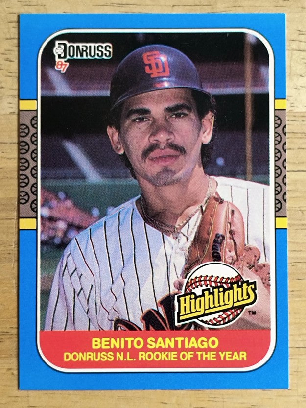 1987 Donruss Highlights #55 Benito Santiago