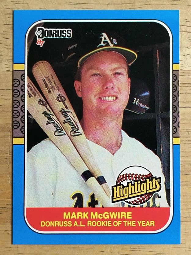 1987 Donruss Highlights #54 Mark McGwire
