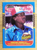 1987 Donruss Highlights #50 Pascual Perez