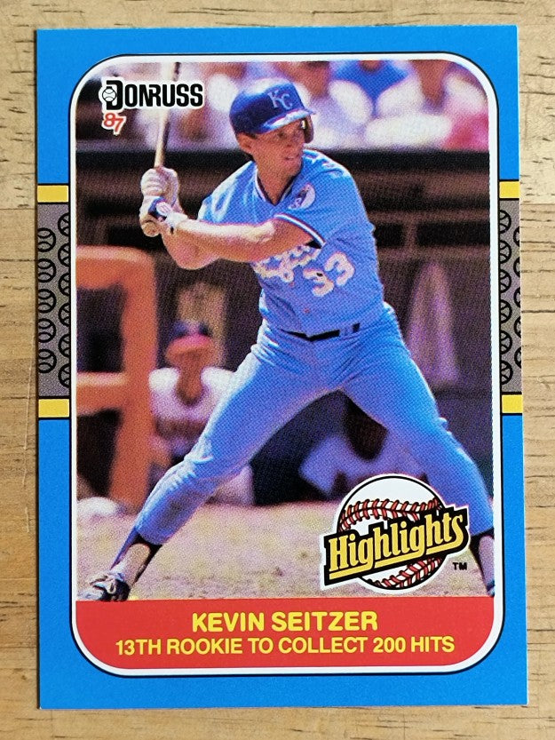 1987 Donruss Highlights #47 Kevin Seitzer