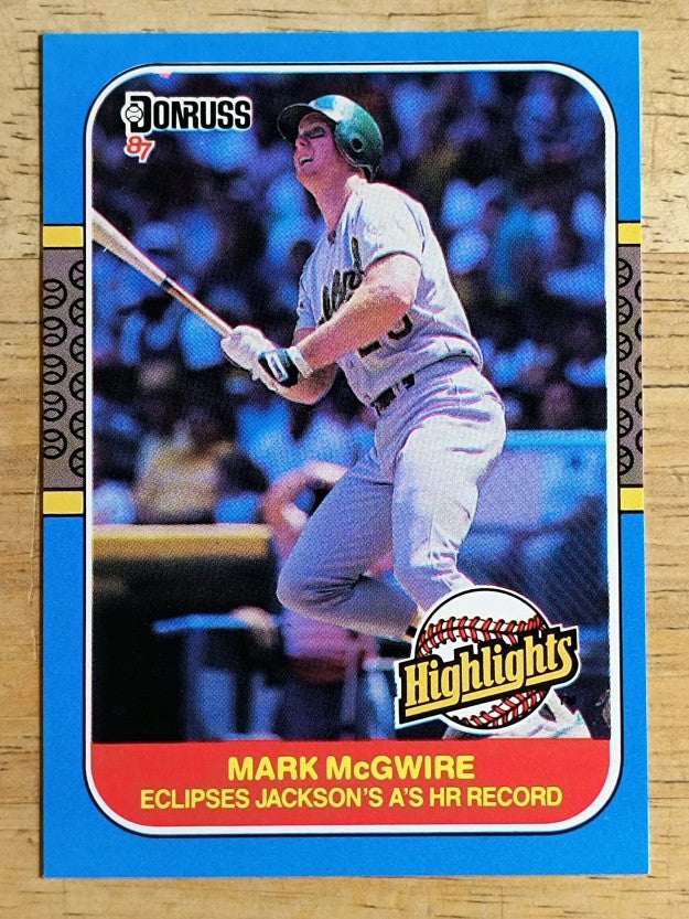 1987 Donruss Highlights #46 Mark McGwire