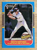 1987 Donruss Highlights #45 Benito Santiago