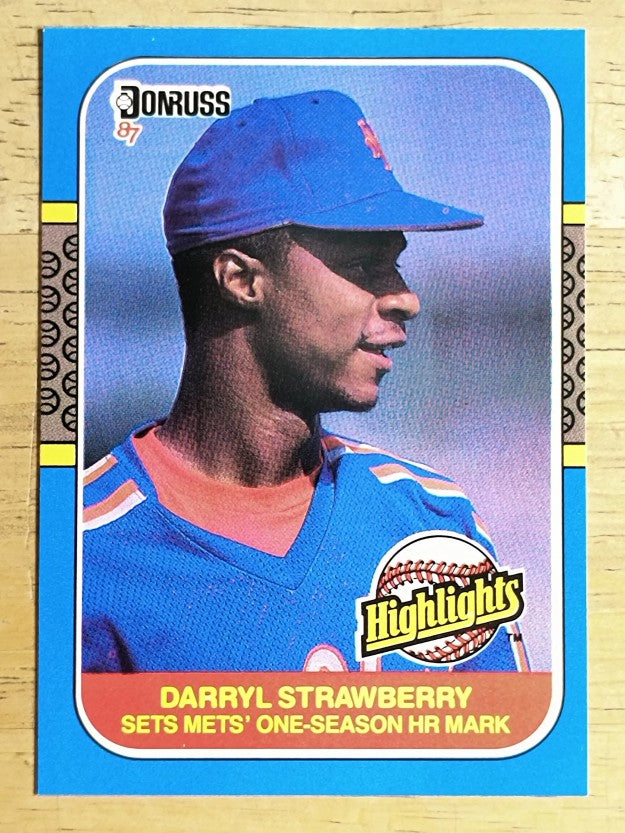 1987 Donruss Highlights #42 Darryl Strawberry