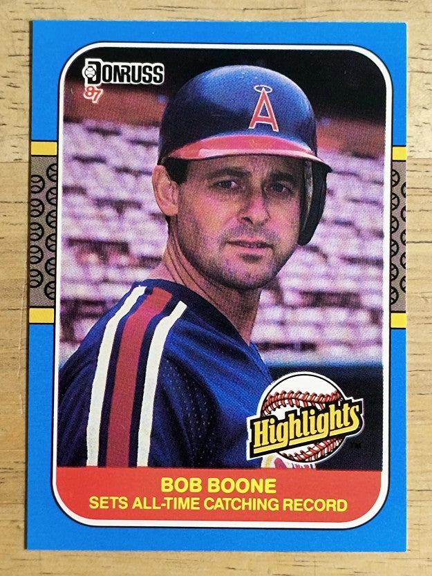 1987 Donruss Highlights #41 Bob Boone