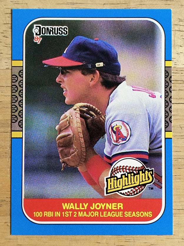 1987 Donruss Highlights #35 Wally Joyner