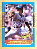 1987 Donruss Highlights #34 Mark Langston
