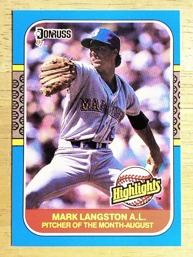 1987 Donruss Highlights #34 Mark Langston