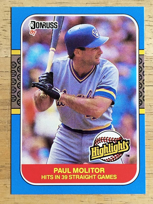1987 Donruss Highlights #29 Paul Molitor