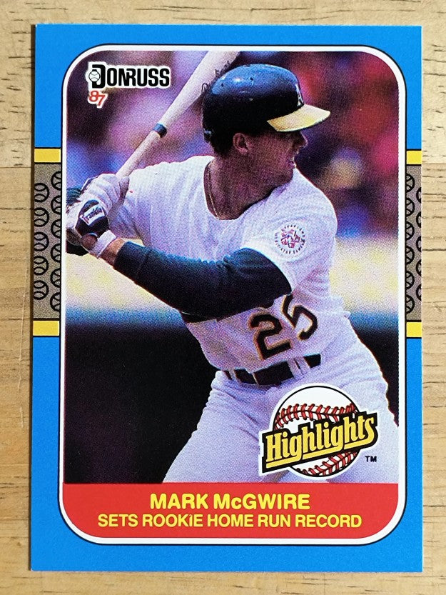 1987 Donruss Highlights #27 Mark McGwire