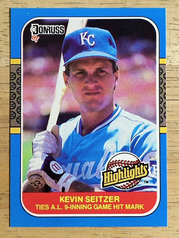 1987 Donruss Highlights #26 Kevin Seitzer