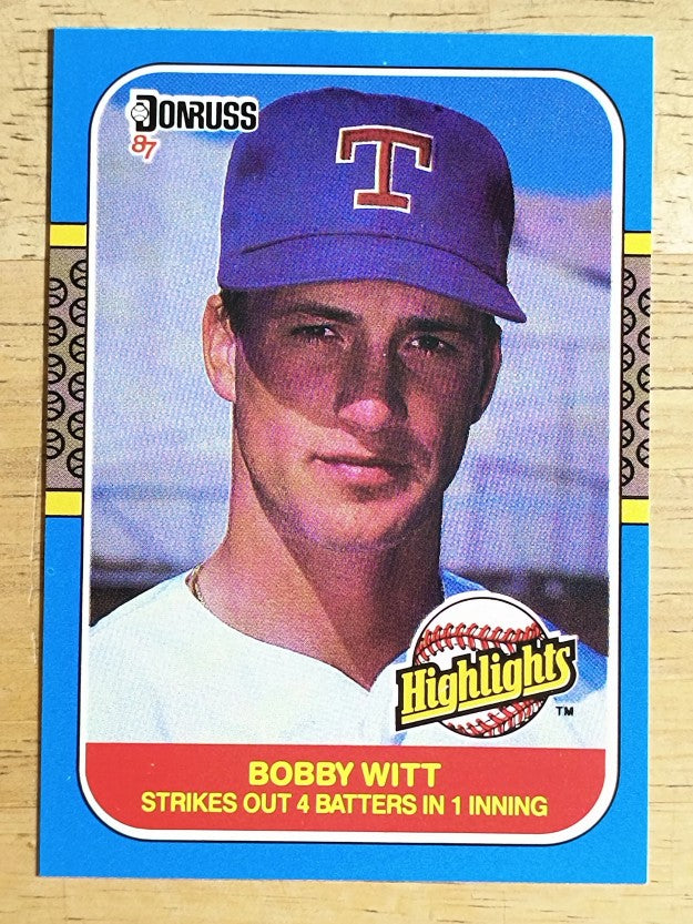 1987 Donruss Highlights #25 Bobby Witt