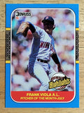 1987 Donruss Highlights #24 Frank Viola