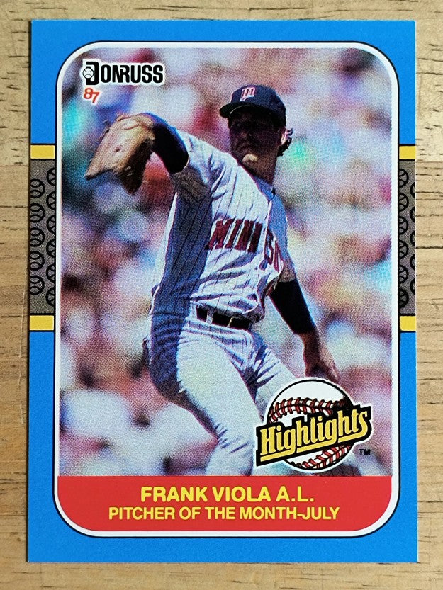 1987 Donruss Highlights #24 Frank Viola