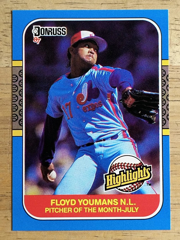 1987 Donruss Highlights #22 Floyd Youmans