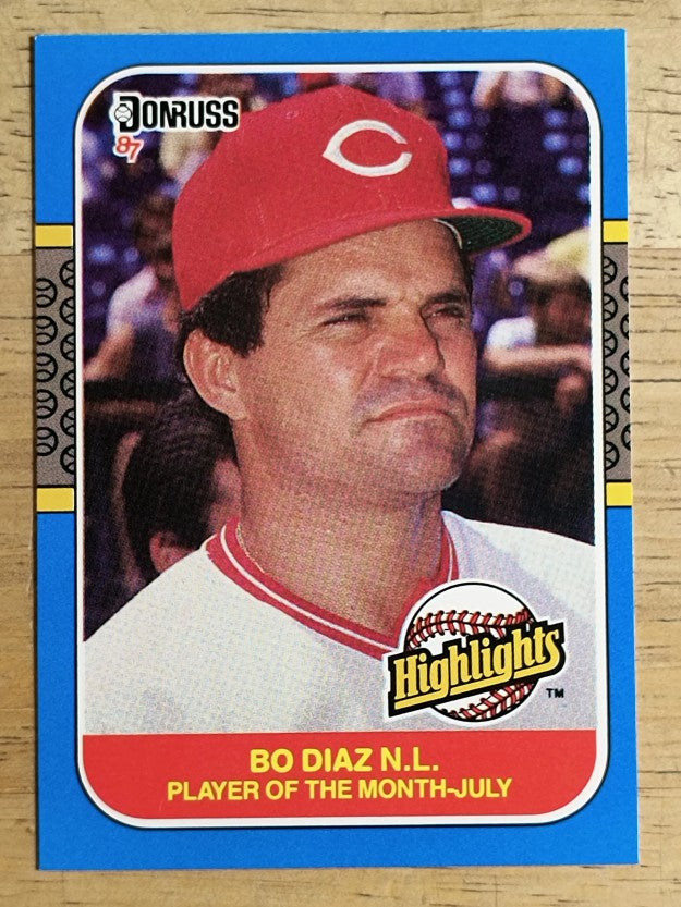1987 Donruss Highlights #21 Bo Diaz