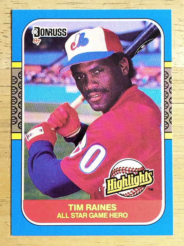 1987 Donruss Highlights #16 Tim Raines