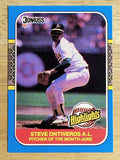1987 Donruss Highlights #15 Steve Ontiveros