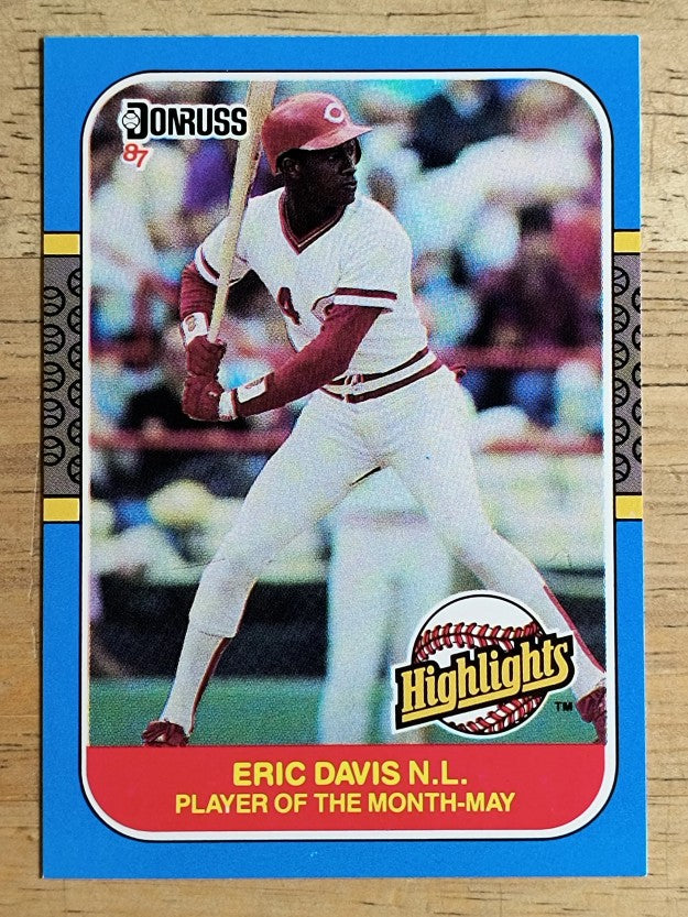 1987 Donruss Highlights #8 Eric Davis