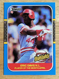 1987 Donruss Highlights #3 Eric Davis