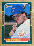 1987 Donruss Rookies #49 Bob Brower