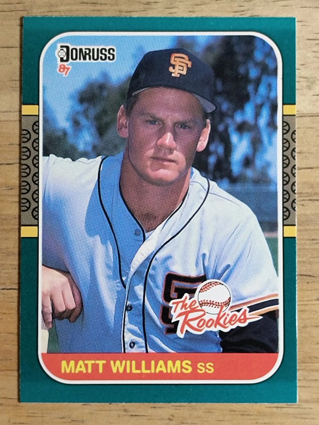 1987 Donruss Rookies #45 Matt Williams XRC