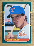 1987 Donruss Rookies #28 Mike Stanley