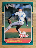 1987 Donruss Rookies #54 Brian Holton