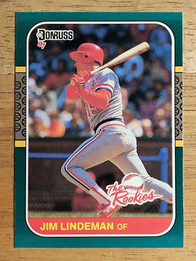 1987 Donruss Rookies #41 Jim Lindeman