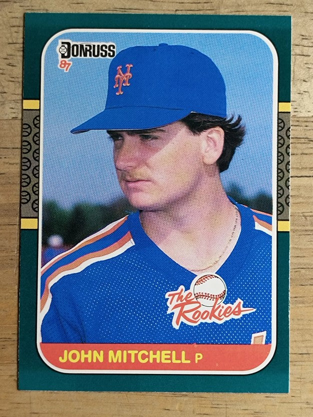 1987 Donruss Rookies #37 John Mitchell XRC