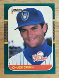 1987 Donruss Rookies #18 Chuck Crim