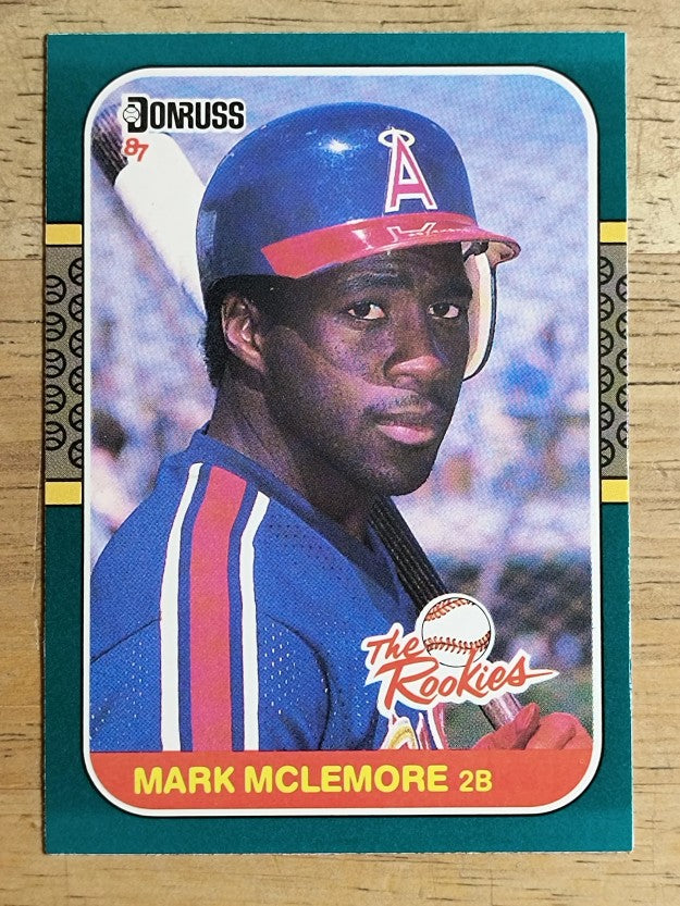 1987 Donruss Rookies #7 Mark McLemore